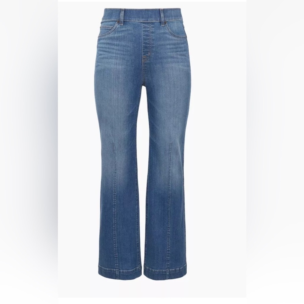 SPANX Blue Flare & Wide Leg Jeans